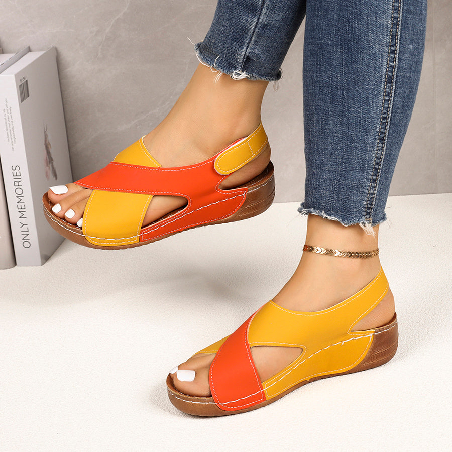 Stella - Orthopedic Block Thick-Soled Sandals