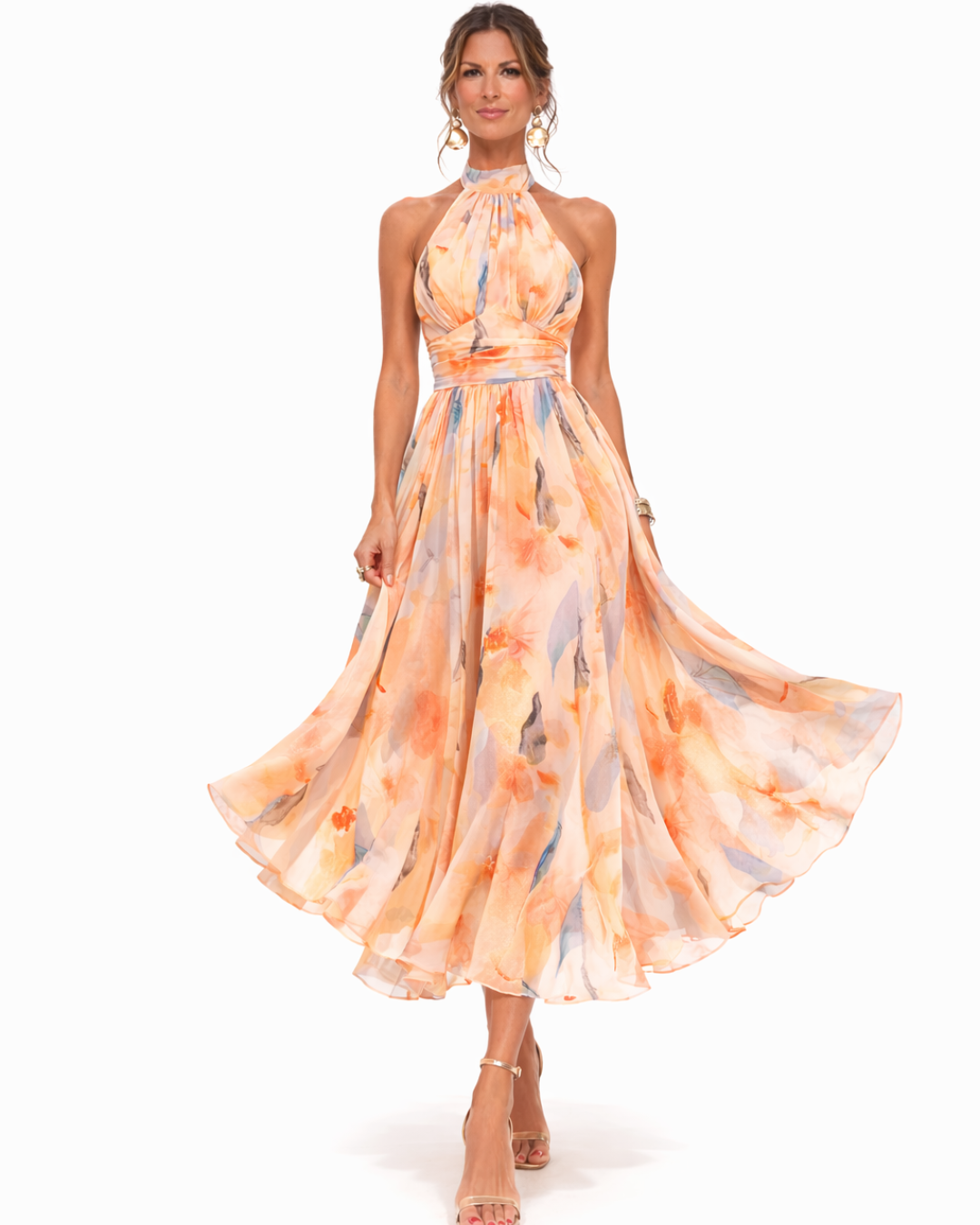 Aurora – Dress with Halter Neckline