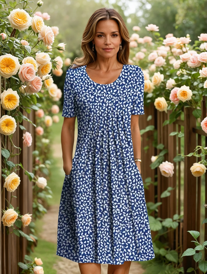LEWITT - Elegant Dress with Tummy Coverage