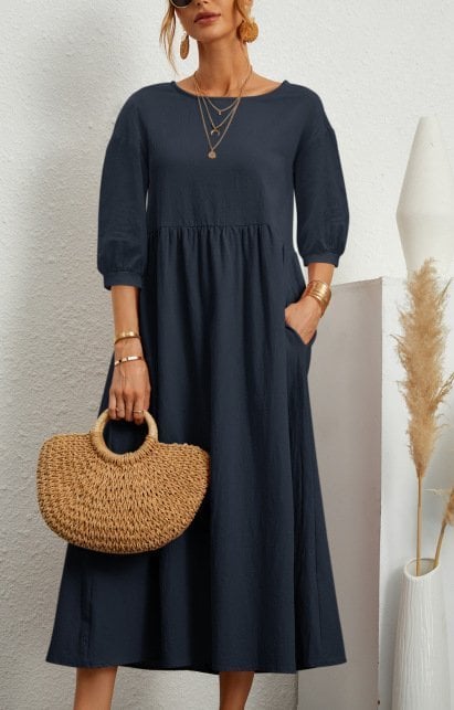 Bella | Women's Lantern Sleeve Dress