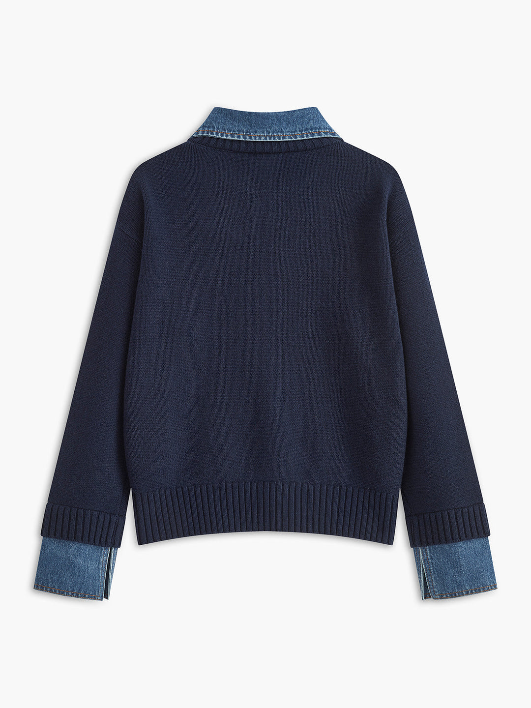 Caroline™ | Knit Sweater Denim