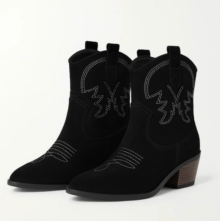 Dallas suede cowboy boots