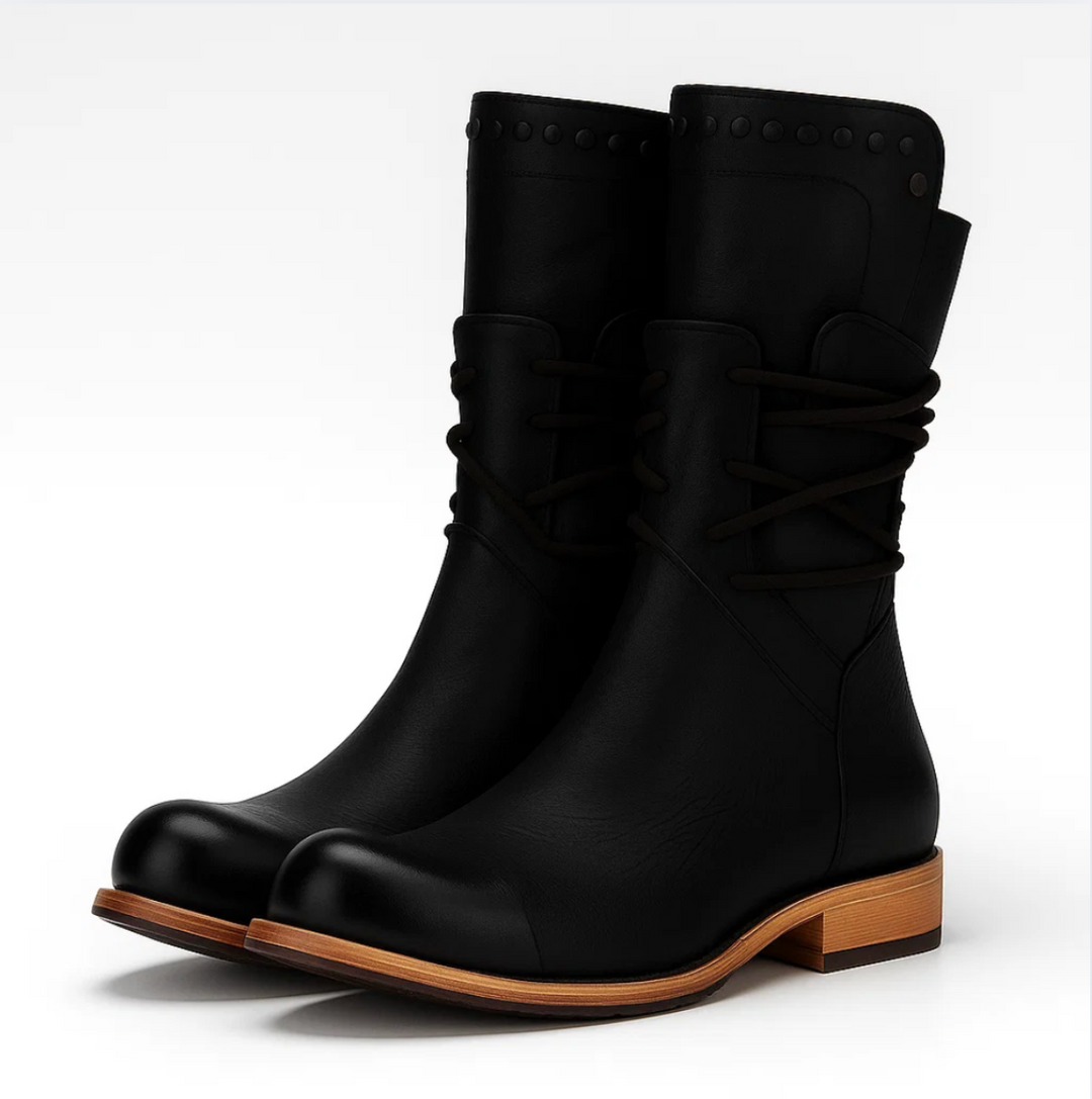 Rebel Leather Boots
