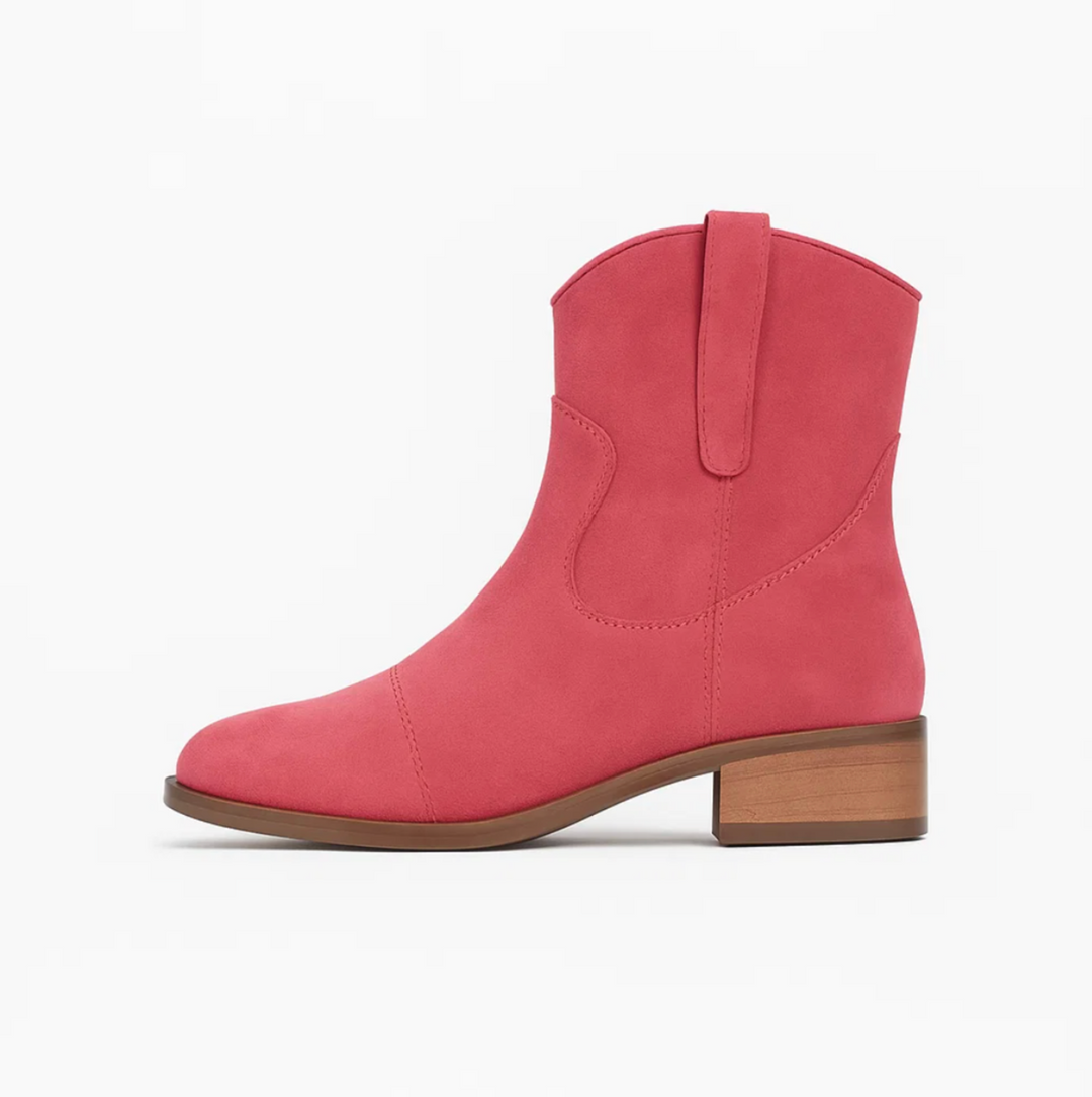 Suede Western Boots