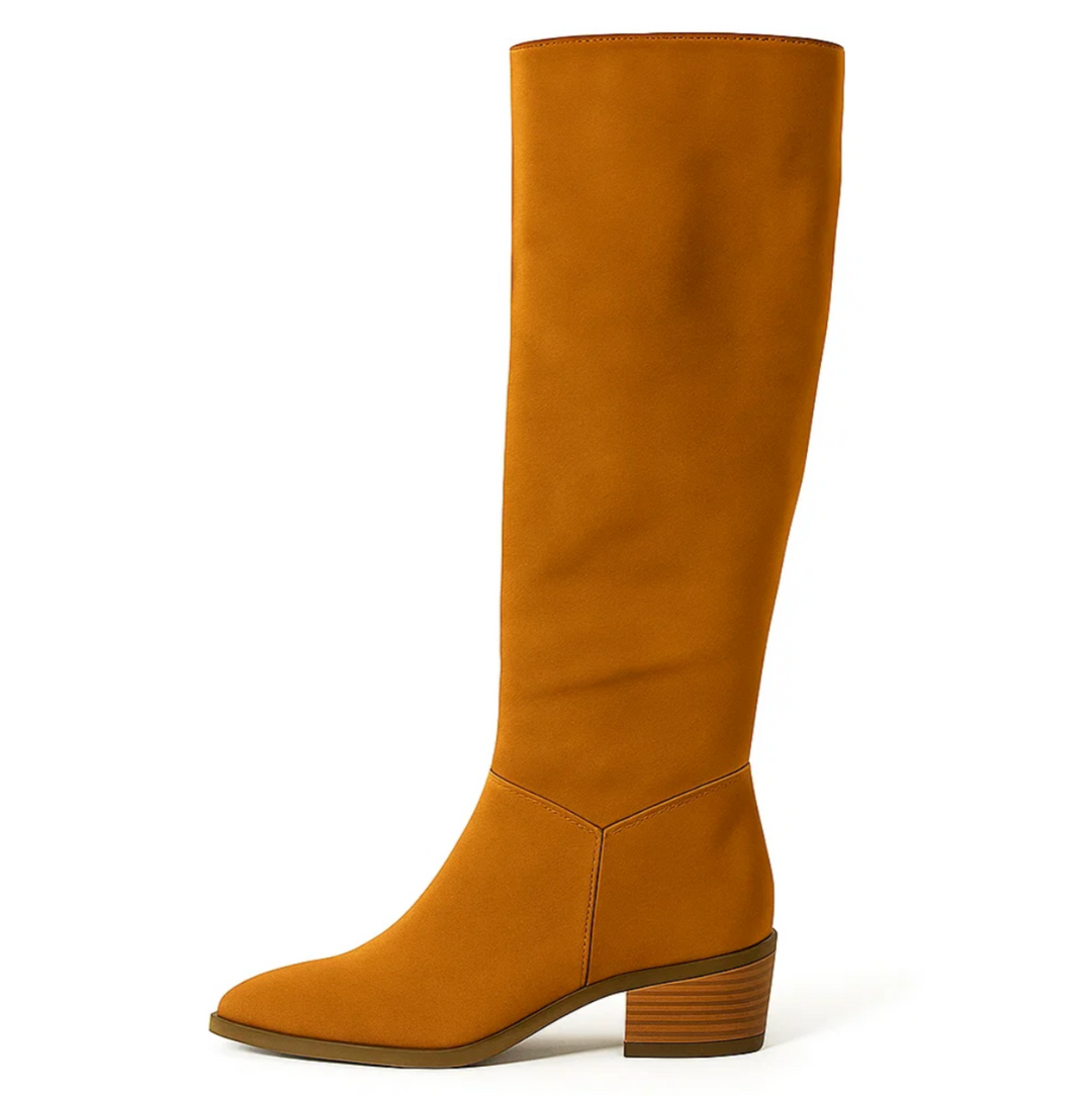 Velvet High Boots