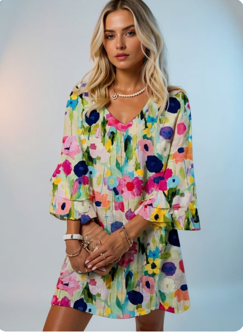 Mia| Elegant Mini Dress