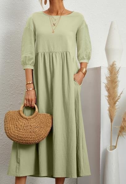 Bella | Women's Lantern Sleeve Dress