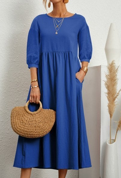 Bella | Women's Lantern Sleeve Dress