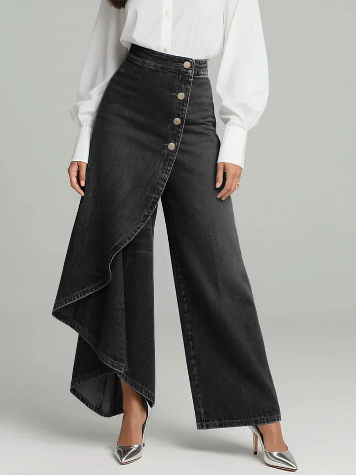 Zynera™ – High-Waisted Wide-Leg Jeans